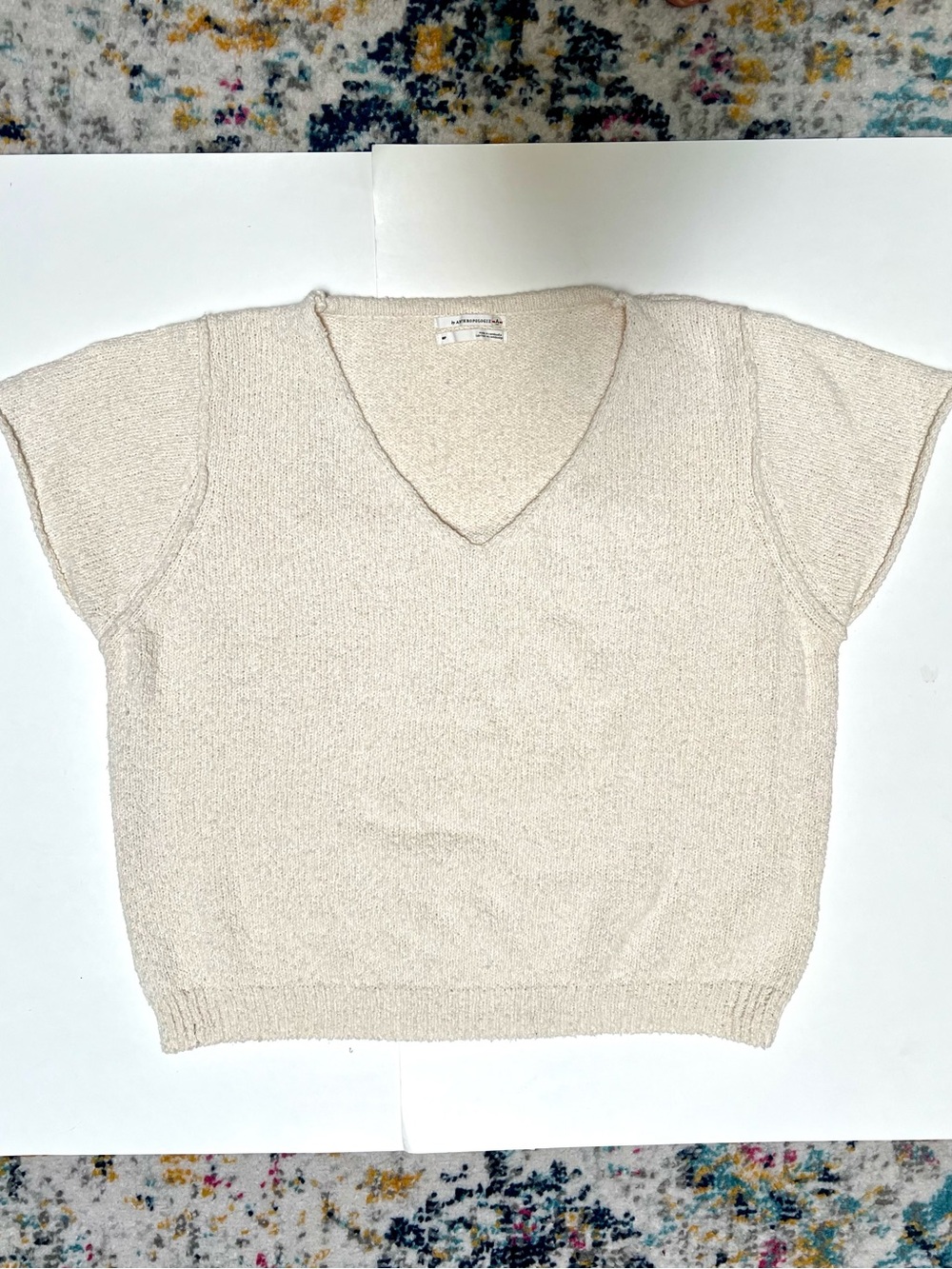 Anthro boucle knit sweater